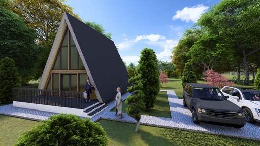 Proiect tip — Refugiul A-FRAME (cabană)